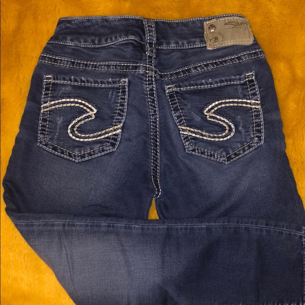 Silver Suki Joga Jeans Sz 26/24